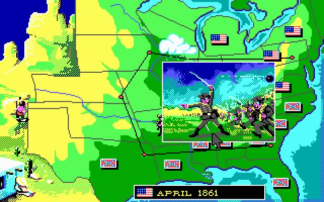 north-and-south screenshot for dos