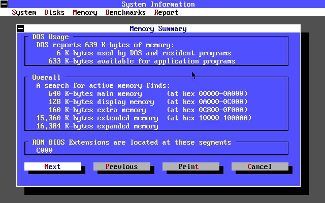 norton-desktop screenshot for dos