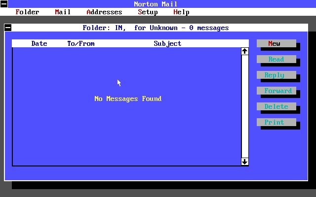 norton-desktop screenshot for dos