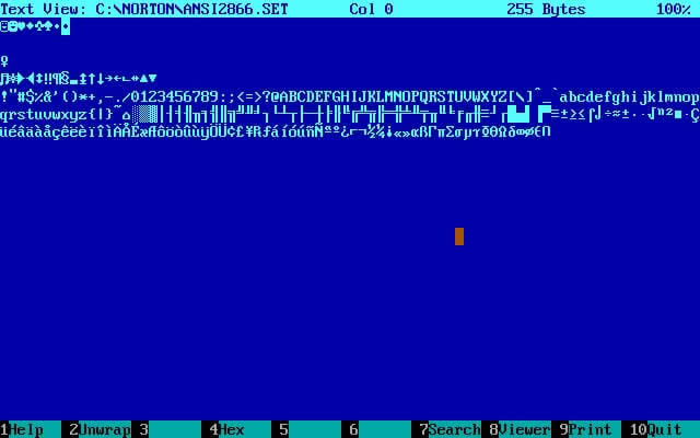 norton-commander-5-5 screenshot for dos