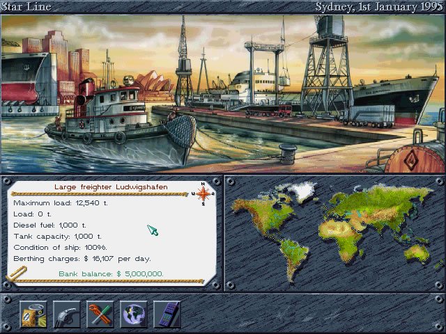 ocean-trader screenshot for dos