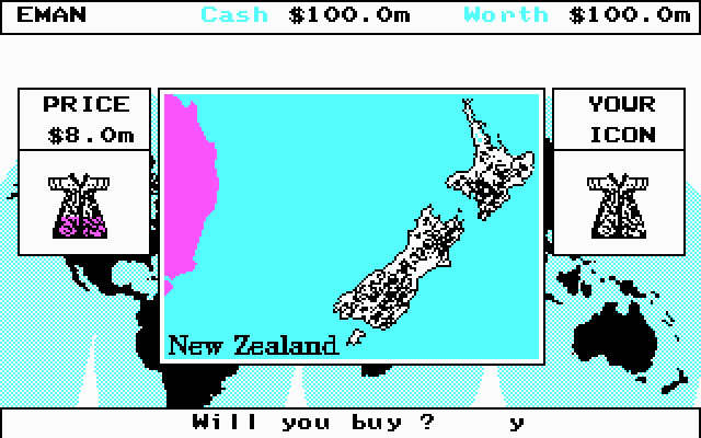 oligopoly screenshot for dos