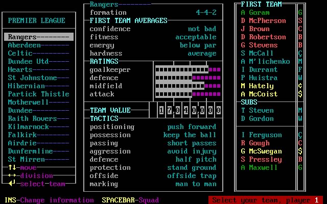 One-Nil Soccer Manager