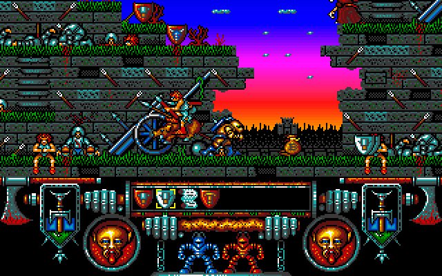 onslaught screenshot for dos