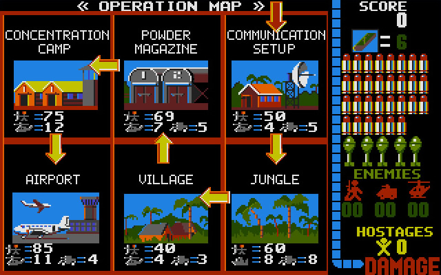 operation-wolf screenshot for dos