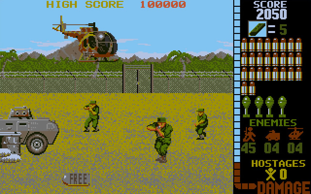operation-wolf screenshot for dos