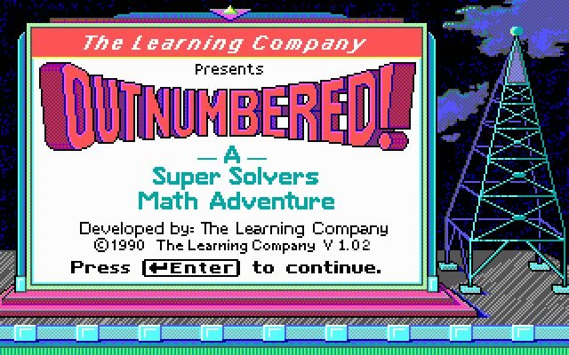 Super Solvers: OutNumbered!