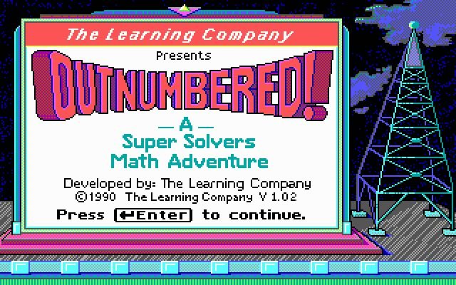 super-solvers-outnumbered screenshot for dos