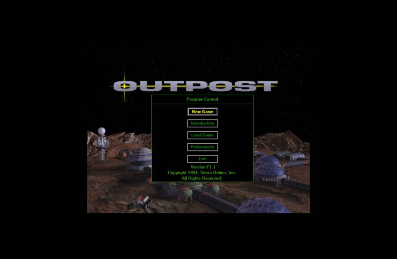 outpost screenshot for win3x