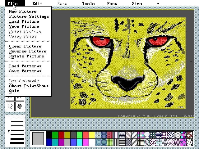 Paintshow screenshot