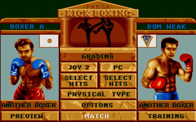 panza-kick-boxing screenshot for dos