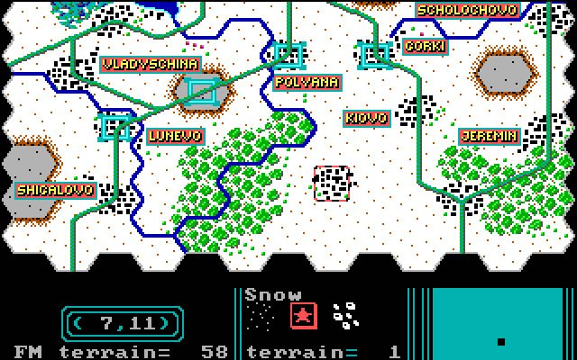 panzer-battles screenshot for dos