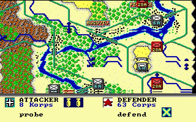 panzer-battles screenshot for dos