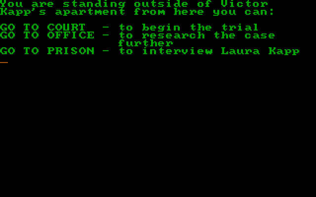 perry-mason screenshot for dos