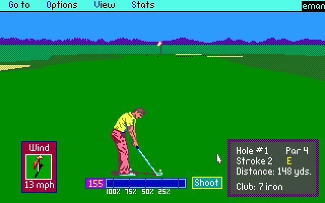 pga-tour-golf screenshot for dos