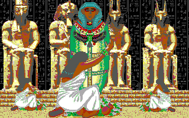 day-of-the-pharaoh screenshot for dos