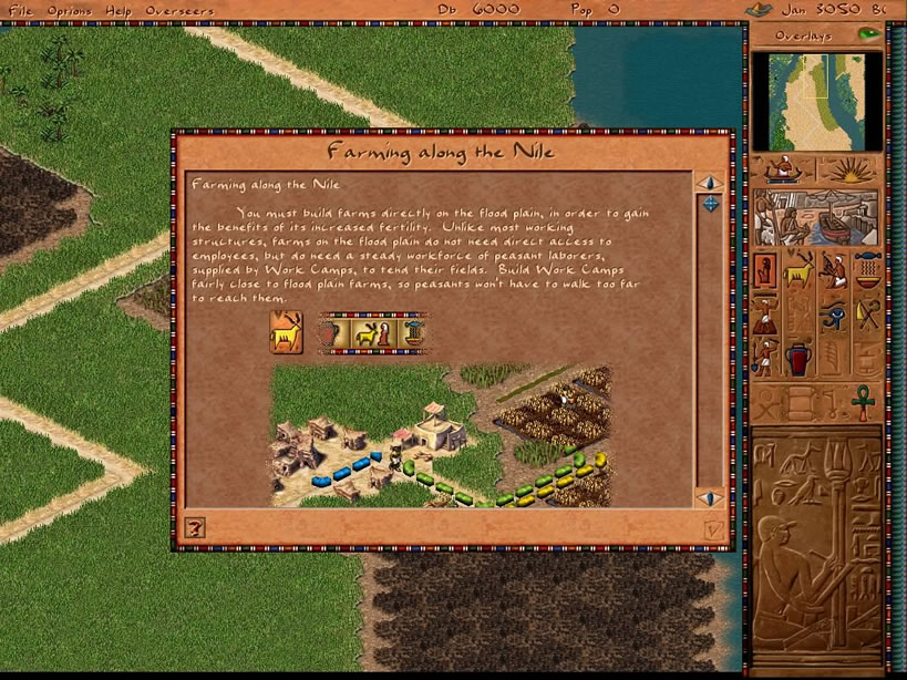 pharaoh screenshot for winxp