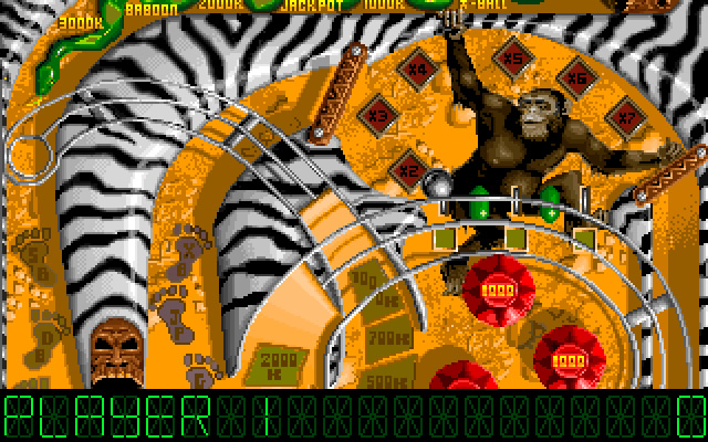 pinball-dreams-2 screenshot for dos