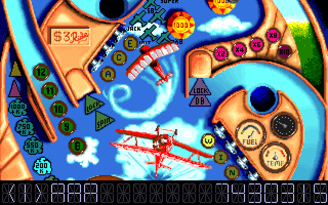 pinball-dreams-2 screenshot for dos