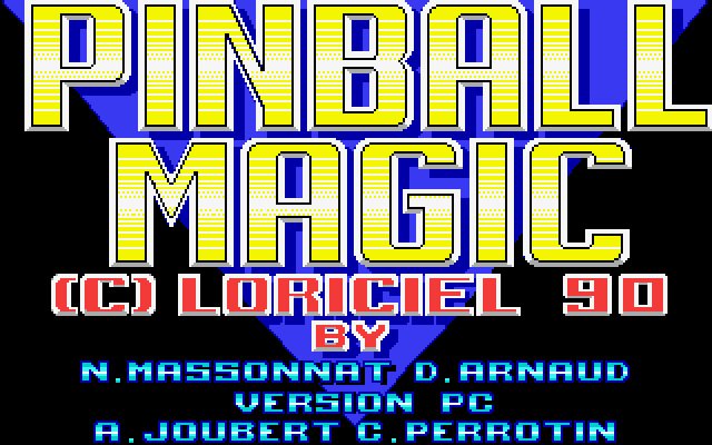 pinball-magic screenshot for dos