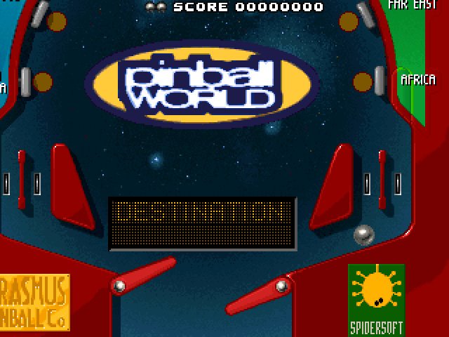 pinball-world screenshot for dos