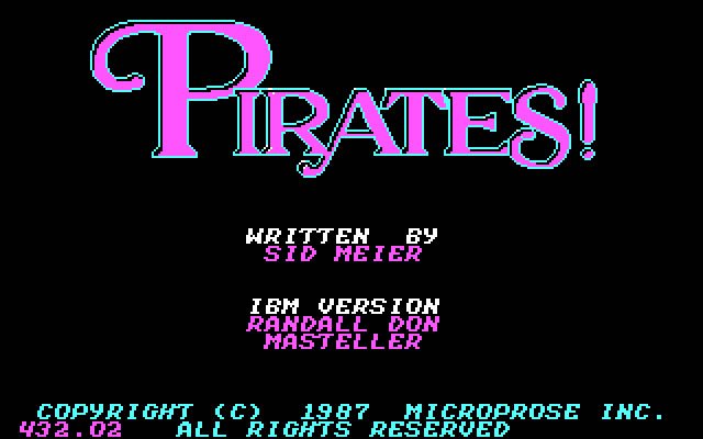 sid-meier-s-pirates screenshot for dos