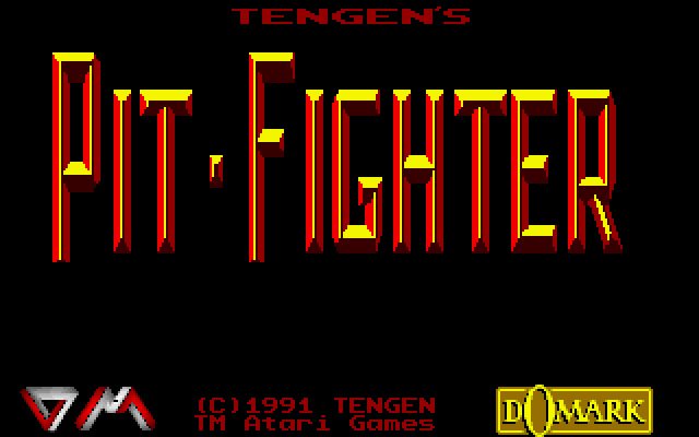 pit-fighter screenshot for dos