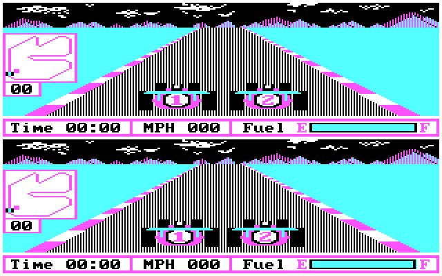 pitstop-2 screenshot for dos