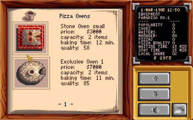 pizza-tycoon screenshot for dos