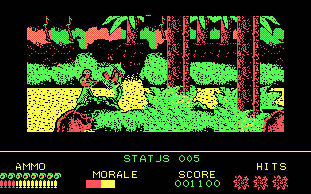 platoon screenshot for dos