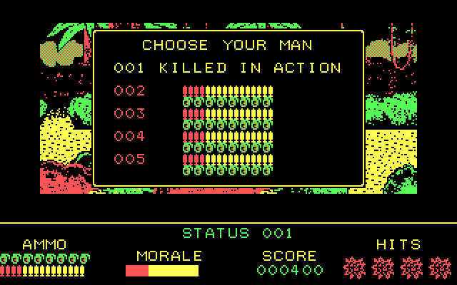 platoon screenshot for dos