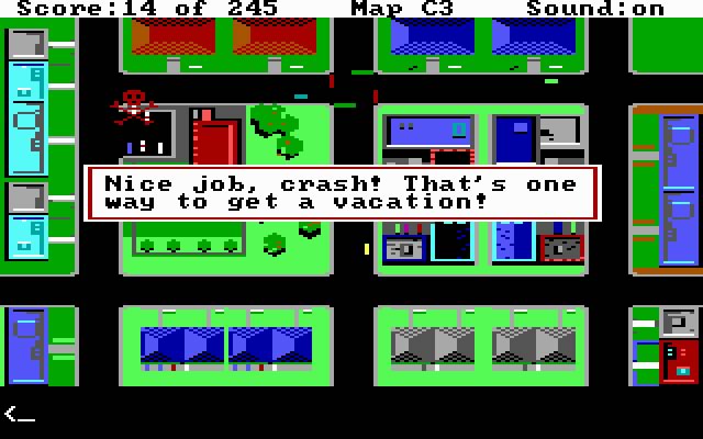 police-quest-1-in-pursuit-of-the-death-angel screenshot for dos