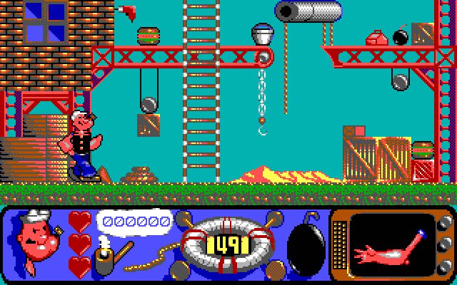 popeye-2 screenshot for dos