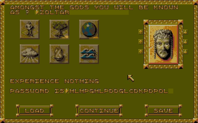 populous-2-trials-of-the-olympian-gods screenshot for dos