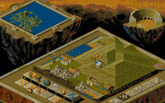 populous-2-trials-of-the-olympian-gods screenshot for dos