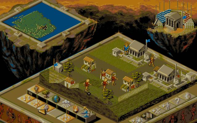 populous-2-trials-of-the-olympian-gods screenshot for dos