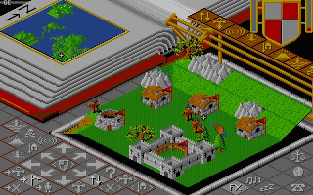 populous screenshot for dos