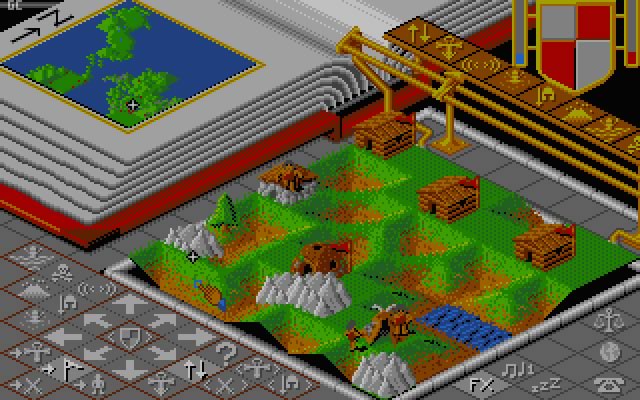 populous screenshot for dos