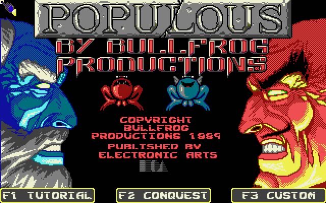 populous screenshot for dos