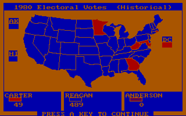 president-elect screenshot for dos