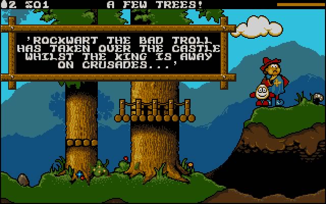 dizzy-prince-of-the-yolkfolk screenshot for dos