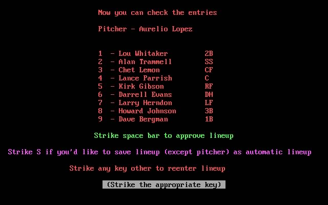 pro-manager screenshot for dos