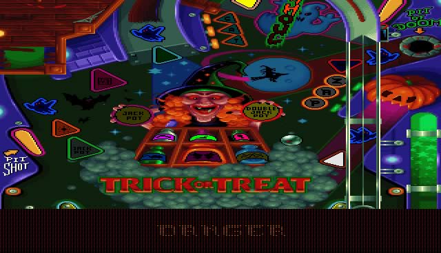 psycho-pinball screenshot for dos