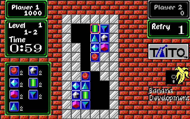 puzznic screenshot for dos