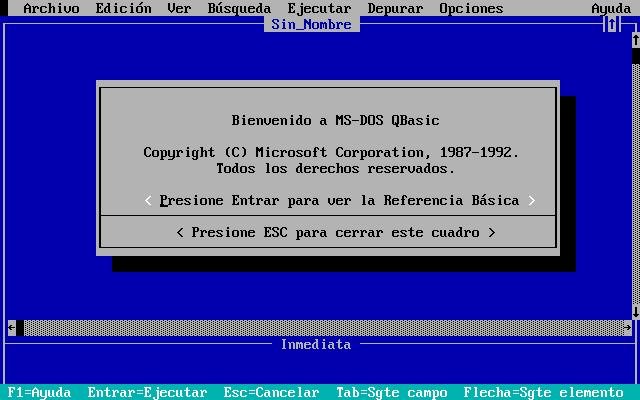 QBasic 1.1 screenshot