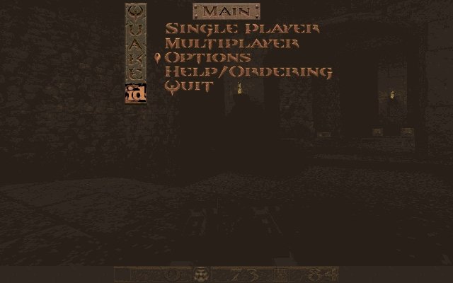 quake screenshot for dos