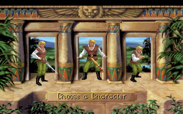 quest-for-glory-3-wages-of-war screenshot for dos