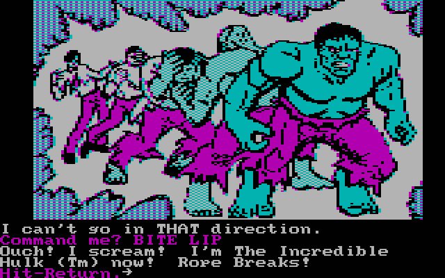 questprobe-featuring-the-hulk screenshot for dos