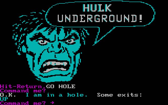questprobe-featuring-the-hulk screenshot for dos