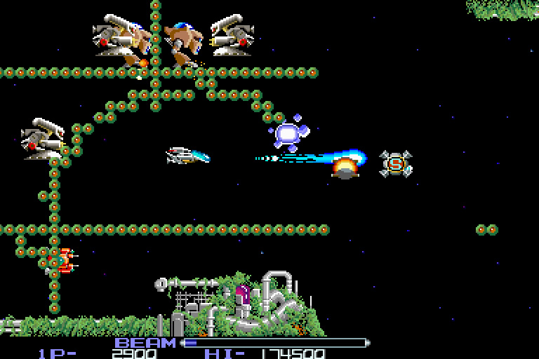 r-type screenshot for dos